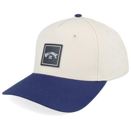 Billabong - Beige adjustable Keps - Stacked Sand/Navy A-Frame Adjustable @ Hatstore