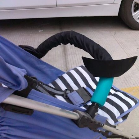 Vaunujen rattaiden tarvikkeet Baby rattaiden käsinojan cover MUSTA