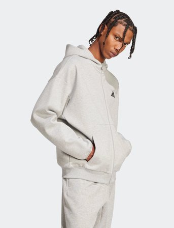 adidas Sportswear M Fi Sl Fz - Grey - XL