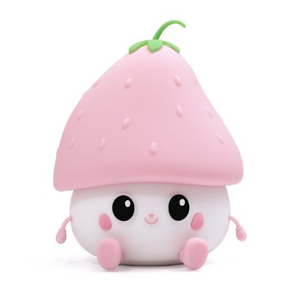 Nattlys Silikonlampe ROSA