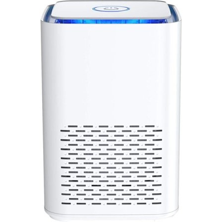 Luftrenare för hemmet, True HEPA-filter för sovrum, kontor, luktborttagare för allergier och husdjur, rök, damm, mögel, tyst nattlampa