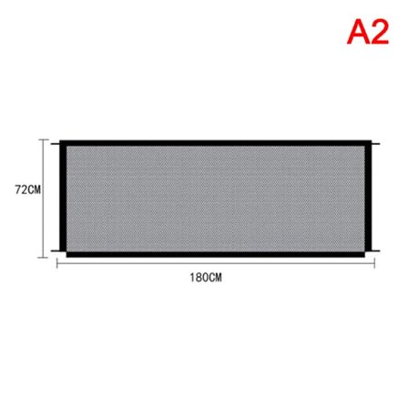 Portable Pet Barrier Gjerder Folding Pustende Mesh Dog Gate Pe