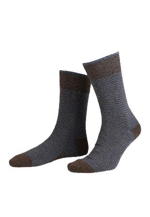 Amanda Christensen True Stripe Ankle Strumpor Herr Brun 43-46