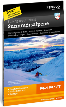 Calazo Tur- og toppturskart: Sunnmørsalpene 1:50 000