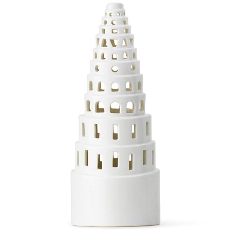 Kähler Urbania lystår, høyt tårn' - 'Hvit