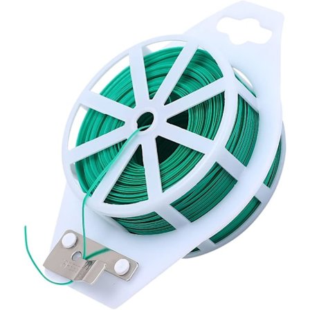 Vridbånd: Plastbelagt tråd til at binde haveplanter eller kontor