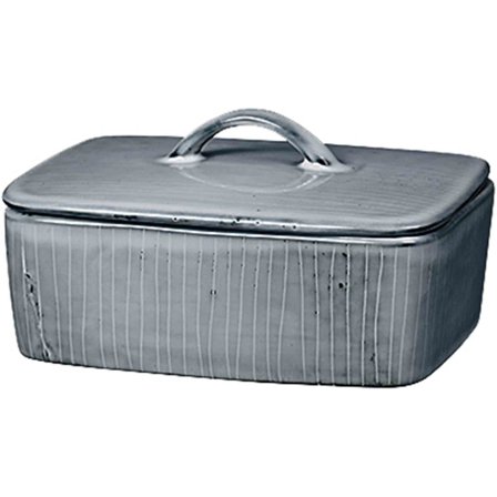 Broste 'Nordic Sea' smørskål i stentøj - Blågrå | KitchenOne