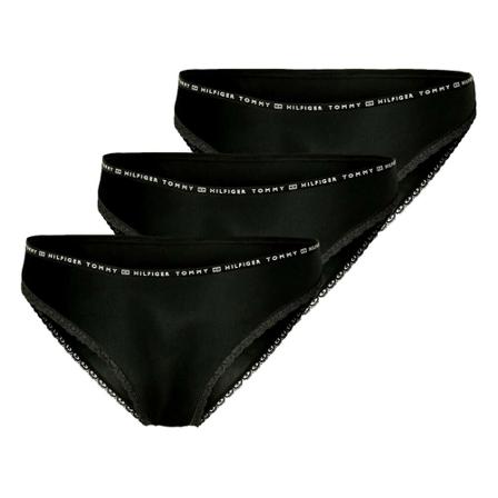 Tommy Jeans 3 Pack - Braguitas 02825 Sort, Dame