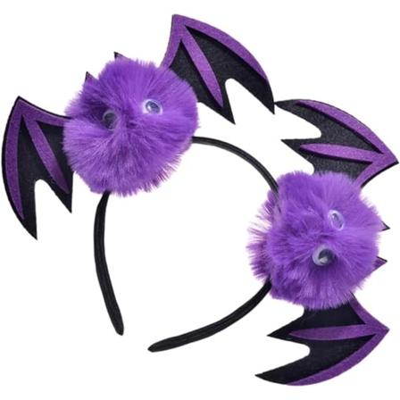 Halloween-hiuspanta naisille, hiusnauhat, Halloween-asu rekvisiitta, naisten hiusrullat, hiusnauhat, lanka, violetti