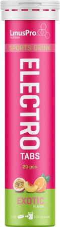 LinusPro Nutrition Electro Tabs Exotic, Sport & Velvære, Protein & Energi, Elektrolytter