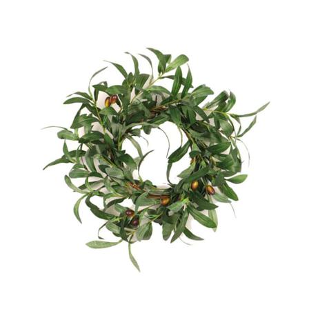 Konstgjord Olivbladskrans Återanvändbar Jul Thanksgiving