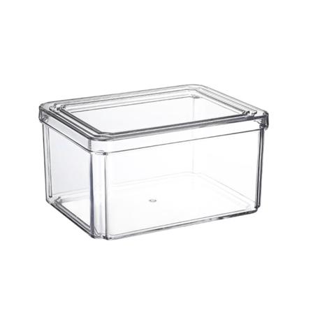 1800ml Transparent förvaringsbehållare för mat Kylskåpsproduktsparare w