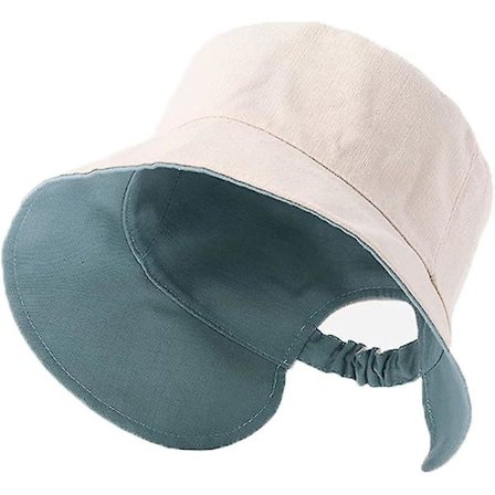 Poninhäntä Aurinkohattu Naisille Kääntyvä Bucket Hat UV-Suojaus Taitettava Laaja Reuna Rantahatut (FMY)