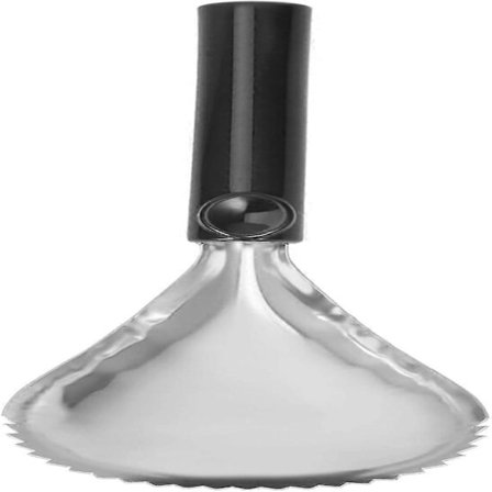 Scooper Scraper Frugtværktøj i rustfrit stål Manuel Kernefjerner Separator til Køkken Sort