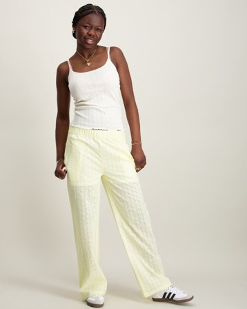 Sofie Schnoor AbigaleSY Trousers Gul Bukser Pige - Kids Brand Store