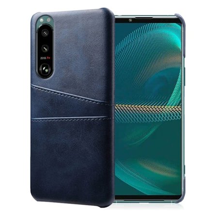 Sony Xperia 5 III skal med korthållare - Blå