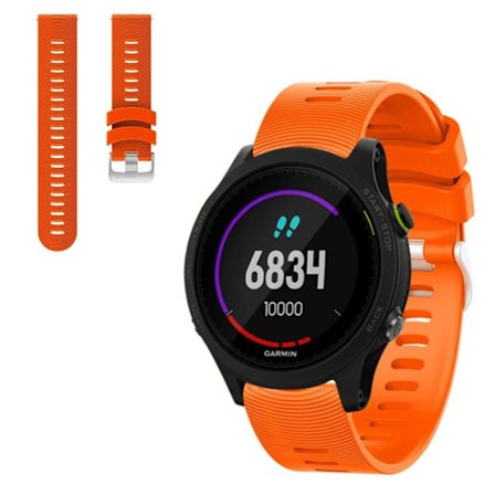 Garmin Forerunner 245 simple silicone watch band - Orange