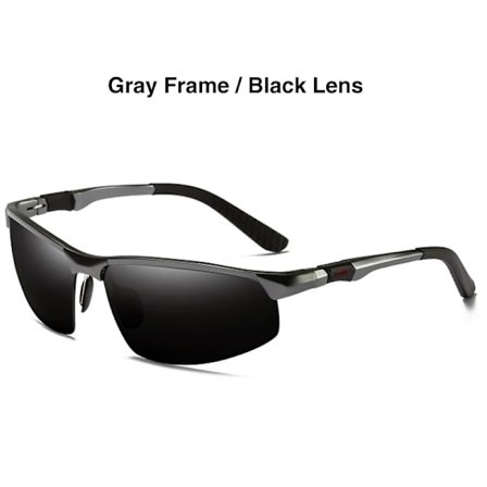 AORON Polariserade solglasögon för män, vintage legering solglasögon, retro lyxiga herrglasögon, anti-UV solglasögon för män Oculos De Sol