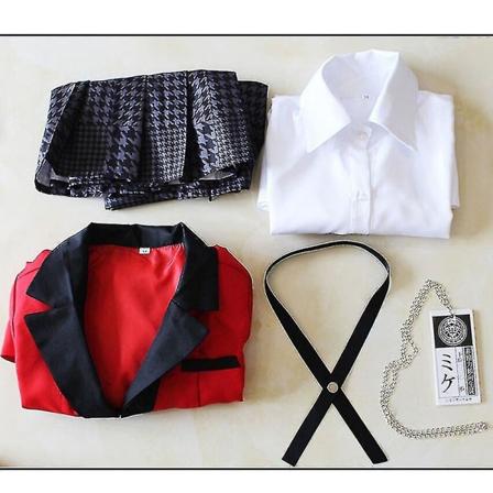 Nopea toimitus täysi set Kakegurui Jabami Yumeko Saotome Meari japanilaisten koulutyttöjen univormupuku aikuisten lasten tytöille Jabami one set coat 