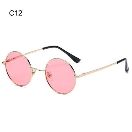 Retro Polariserede Små Runde Solbriller til Mænd og Kvinder