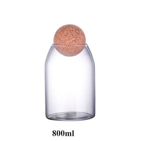 Te Kaffe Sockerbehållare Mat Förvaringsburk 800ML 800ML