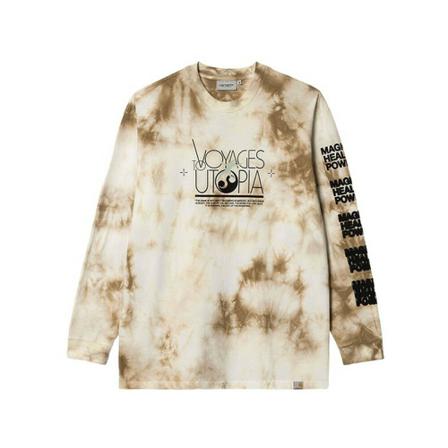 Carhartt Wip T -shirt , Bruin , Heren , Maat: S