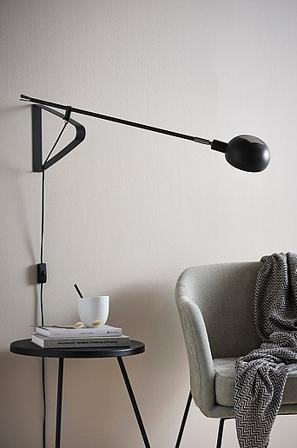 LINCON wandlamp Matzwart - Koop Wandlampen bij Jotex