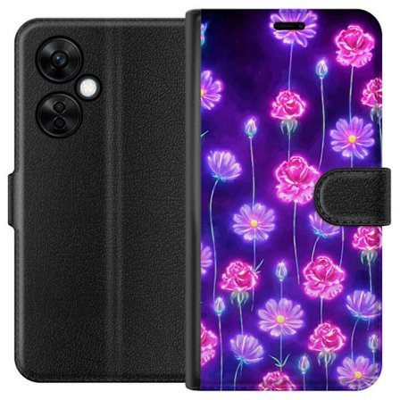 Kompatibelt Lommeboketui til OnePlus Nord CE3 Bloom Reverie Electric Petals