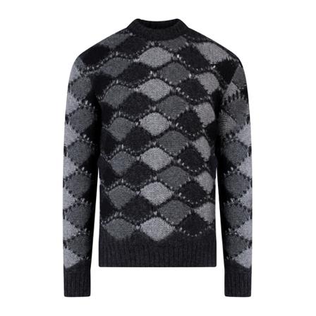 Roberto Collina, Knitwear Grijs, Heren, Maat:M