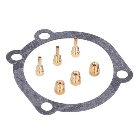 Kaasuttimen tiivistesarja, kaasuttimen korjaussarja, kuitupaperi, metalli, korvaava Keihin CV -tyypille 1990 ja uudemmat