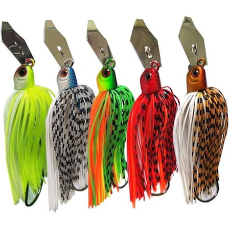 Fiskesett Spinnfiske Lures 5 stk 12 gram, Svart