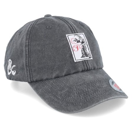 Dungeons & Dragons - Black - unconstructed - Cap - "Wizard Washed Black Dad Cap " - Hatstore