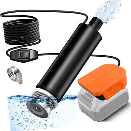 Bärbar Vattenöverföringspump Ersättning Djupbrunn Dränkbara Vattenpump för Effektiv Dränering Hållbar