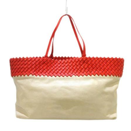 Bottega Veneta Vintage, Pre-owned Leather Handbag Rood, Dames, Maat:ONE Size