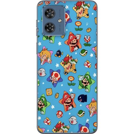 Kompatibelt Mobilskal till Motorola Motorola Moto G54 Nintendo Mario Mönster Switch Spel
