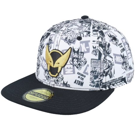 Difuzed - White - snapback - Cap - Wolverine White/Black Snapback - Hatstore