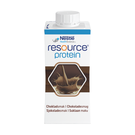 Resource Protein, fullverdig proteinrik næringdrikk, Sjokolade, 4x200 ml