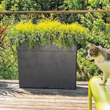 Muret haut som r - höjd 78 cm - antracit - deroma