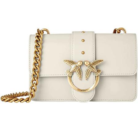Pinko, Cross Body Bags Wit, Dames, Maat:ONE Size