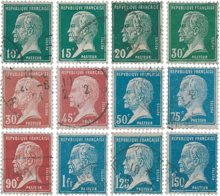 Frankrig 1923 - YT 170-181 - Stemplet