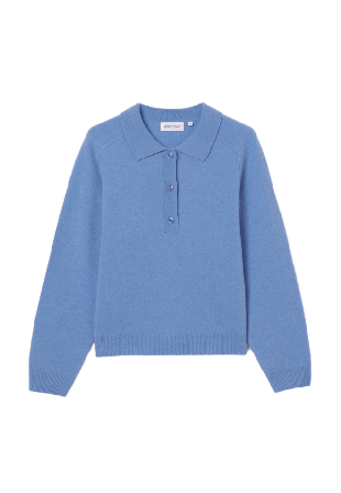Carin Wester Ulltröja ENZA Stickat Blå L