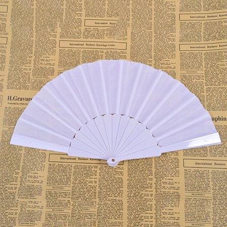 Drikkelig håndholdt stoff Håndfoldbar vifte utendørs dansende brude