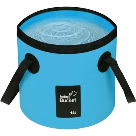 Sammenklappelig spand - Sammenklappelig opbevaringsbeholder til camping Sammenklappelig spand Bærbar let spand til camping Rejser Fiskeri Bådsejlads 