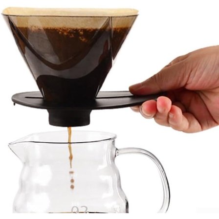 ING Kaffefilter - Genanvendelig kaffefilterholder - Miljøvenlig - Velegnet til hjemmet, kontoret, rejser og camping.