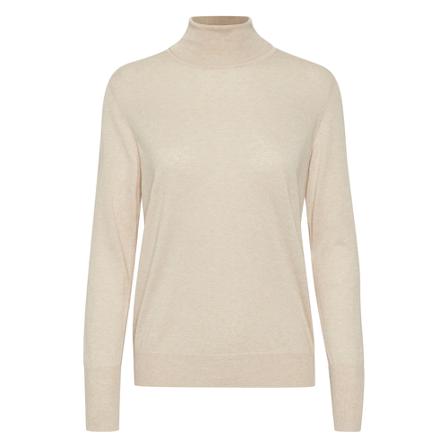 Karen by Simonsen, Nalakb Rollneck Beige, Dames, Maat:XS