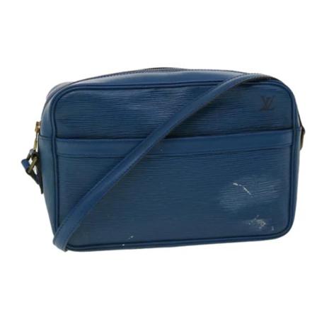 Louis Vuitton Vintage, Pre-owned Leather louis-vuitton-bags Blauw, Dames, Maat:ONE Size