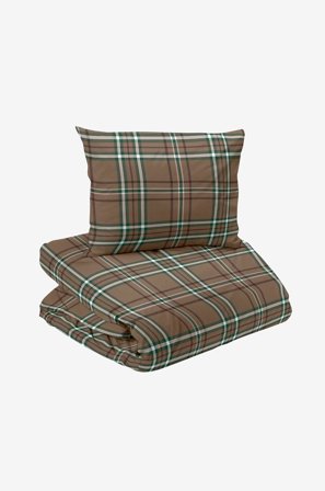 Redlunds - Cervinia flanell 2-d bädd - Brun - Sengesett - 150X210 - Fra Homeroom