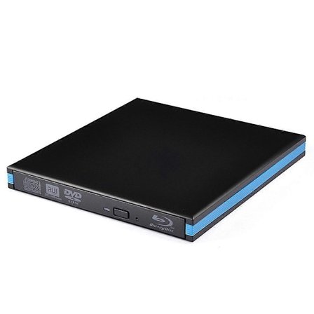 Blu-Ray Brenner USB 3.0 CD DVD Ekstern Bluray Drive Skriver Leser for Windows MacBook Laptop