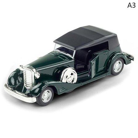 1kpl Classic Car Model Vintage Pull Back Alloy Diecast Autolelut