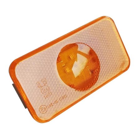 1 st 24V LED Sidomarkeringsljus Lastbil Signal Sidoljus för Volvo FH FM FL Lastbil Ljus Gul 20789440 Tr